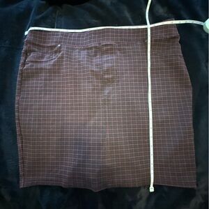 Liverpool Jeans Plaid Women's Skirt - Black and Red. Size 16. Gently used.